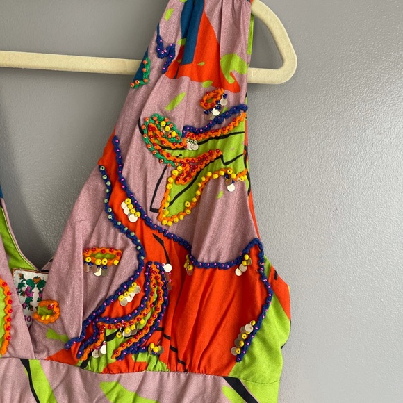 Roopa Pemmaraju Nerida Midi Dress - Anthropologie - Picture 6 of 14